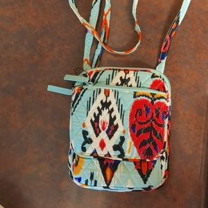 Vera Bradley crossbody bag with matching wallet set